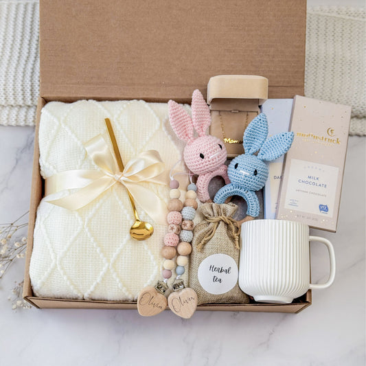 Welcome Baby Twins Gift Box | Boy and Girl