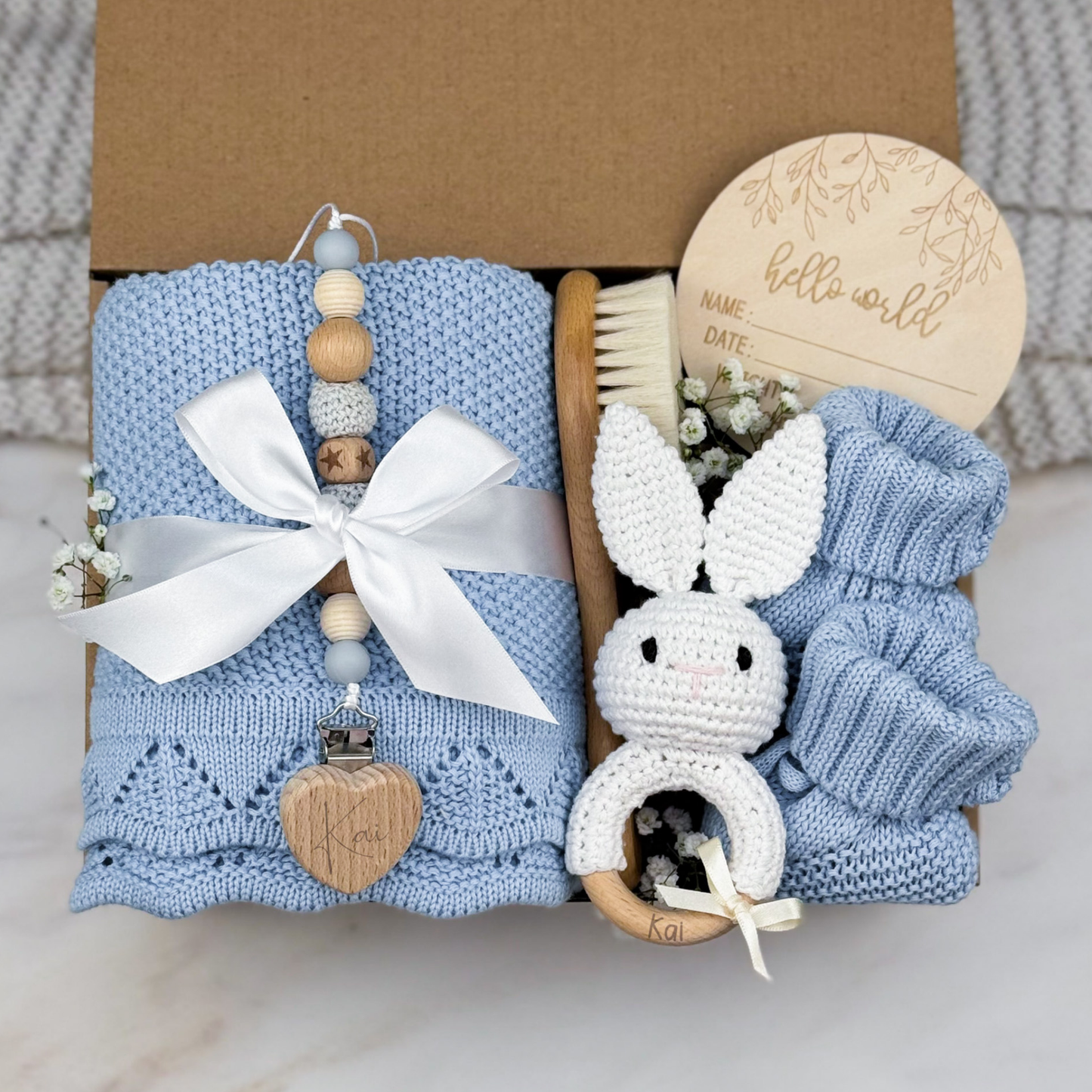 Welcome Baby Boy Gift Box