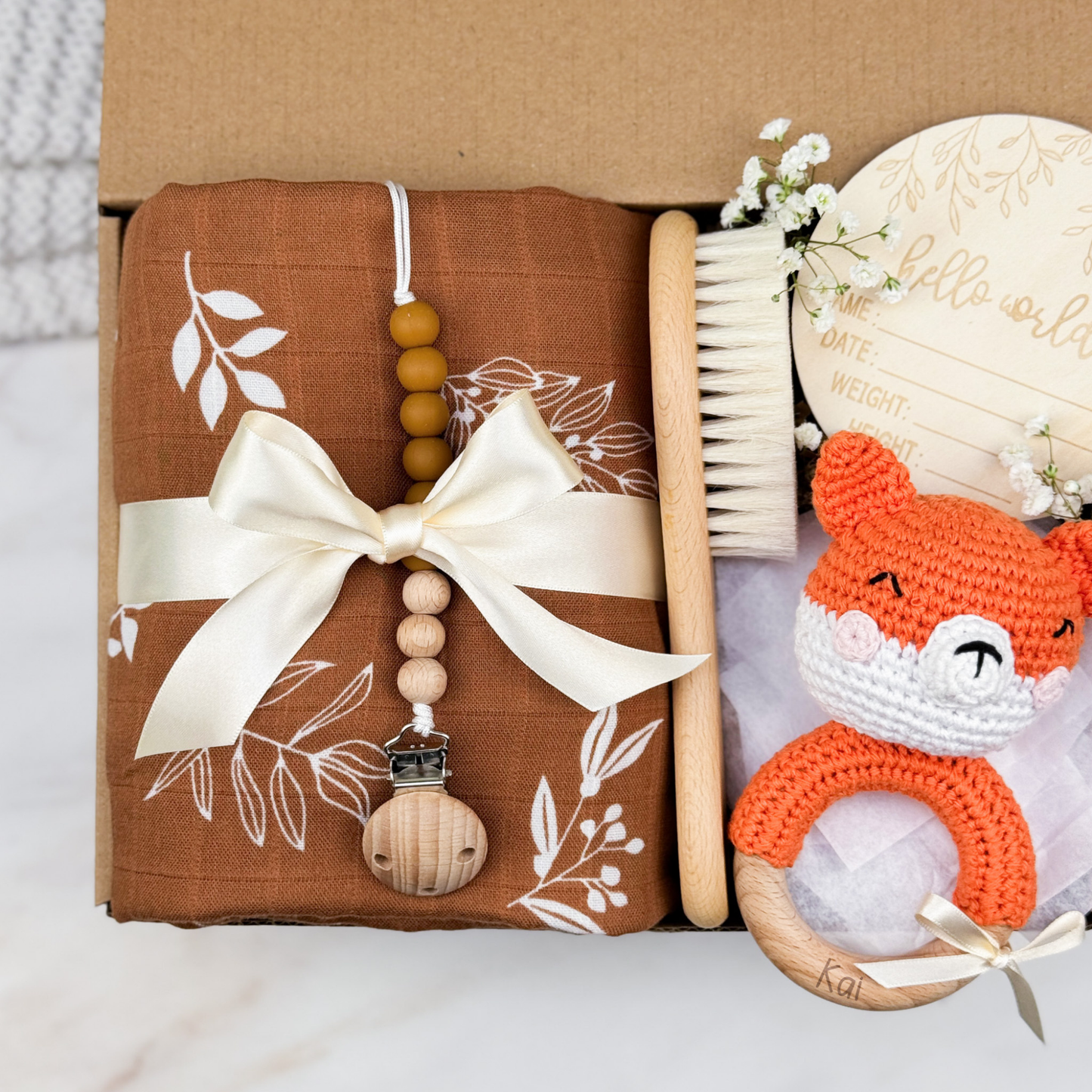 Rust Fox Newborn Box