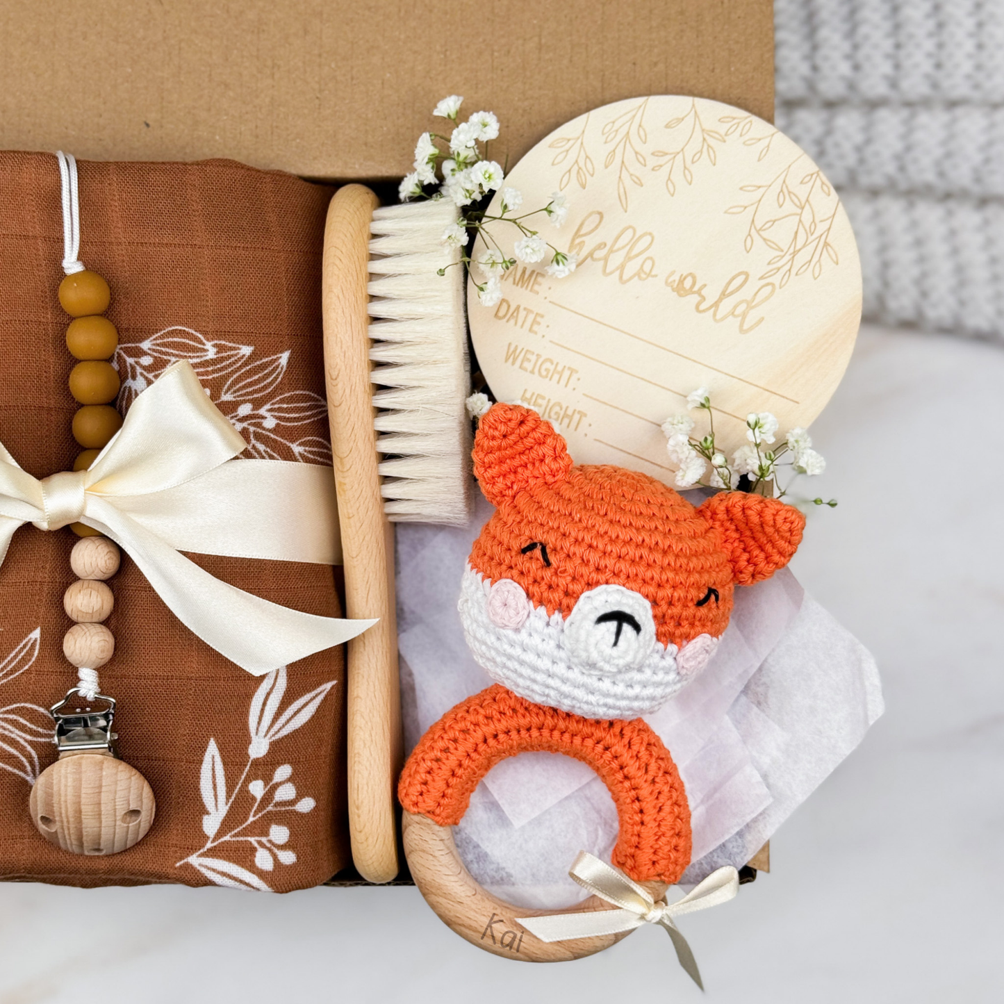 Rust Fox Newborn Box