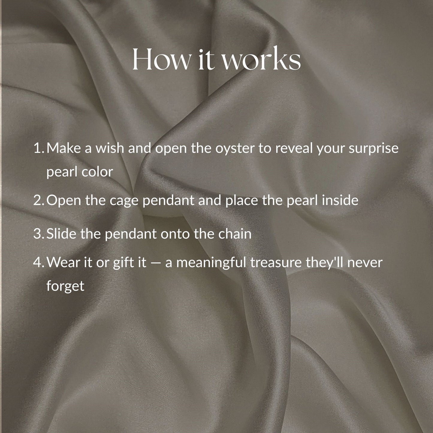 Pearl Necklace Gift Set