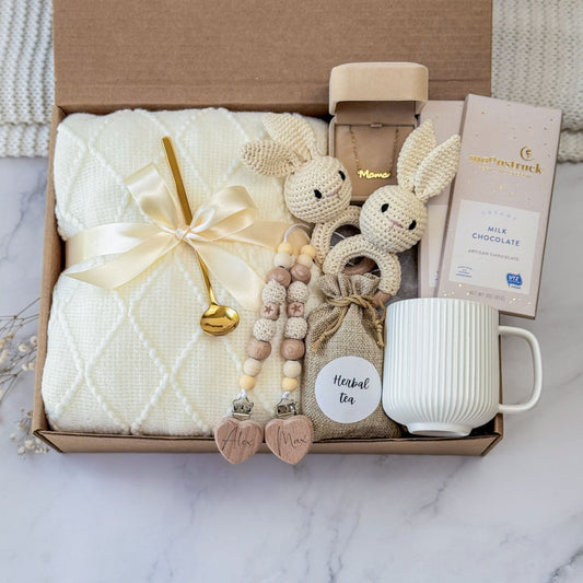 Welcome Baby Twins Gift Box | Neutral