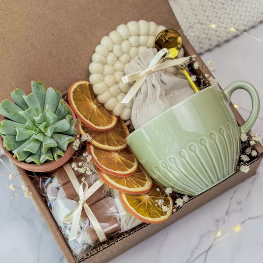 Succulent and Tea Gift Box for Her