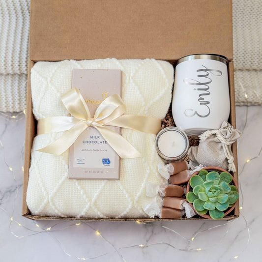 Personalized Gift Box with Succulent
