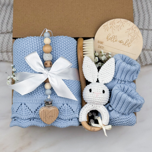 Welcome Baby Boy Gift Box