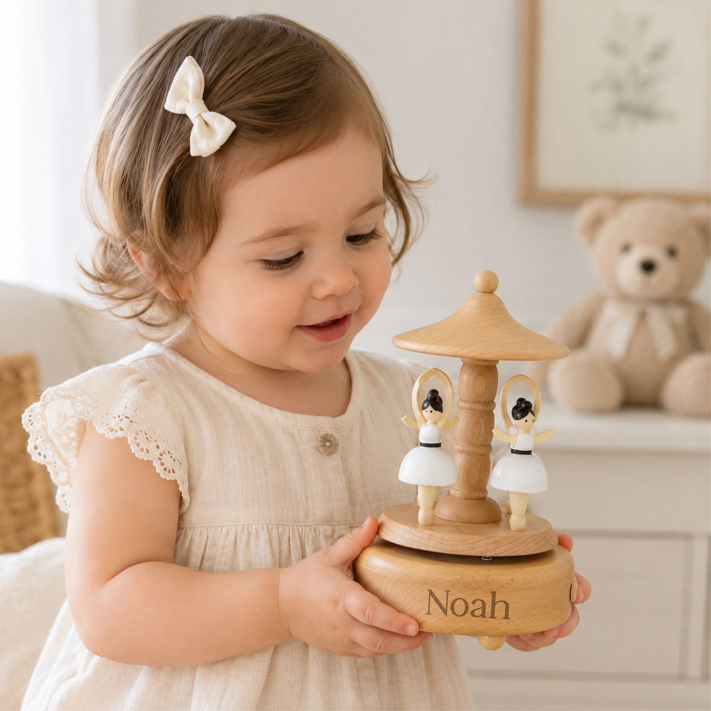 Personalized Baby Music Box | Ballerina