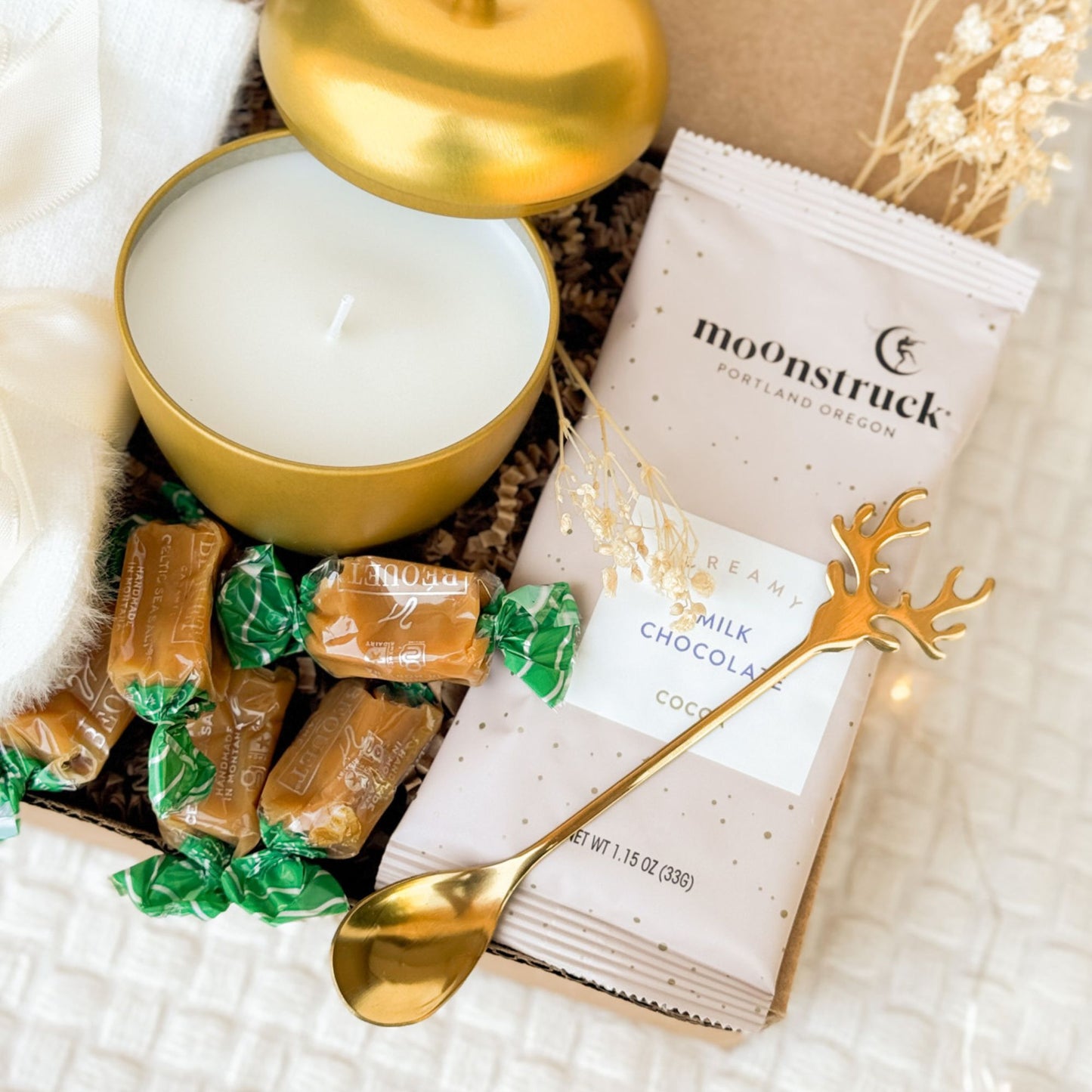 Cozy Gift Box with Scented Candle