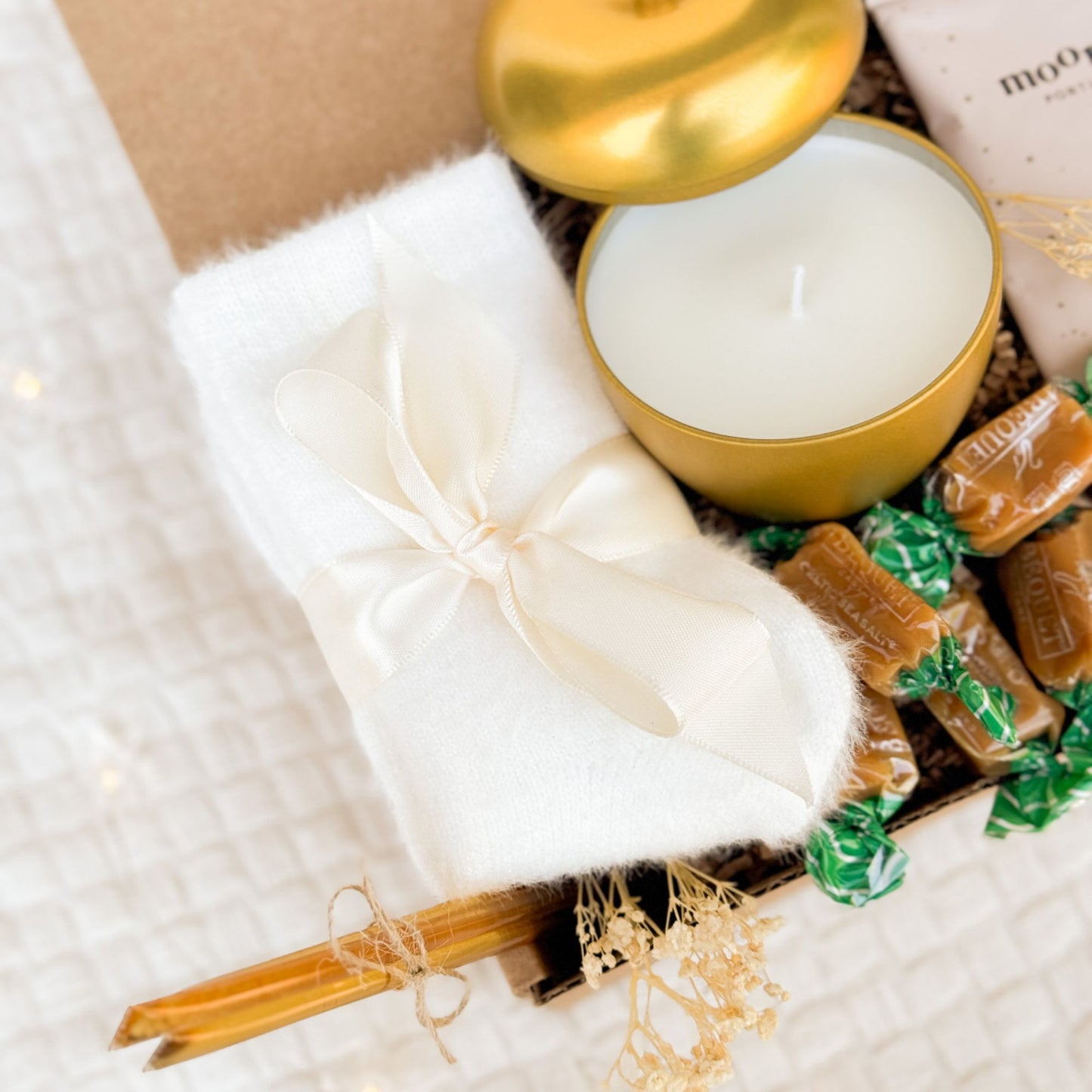 Cozy Gift Box with Scented Candle