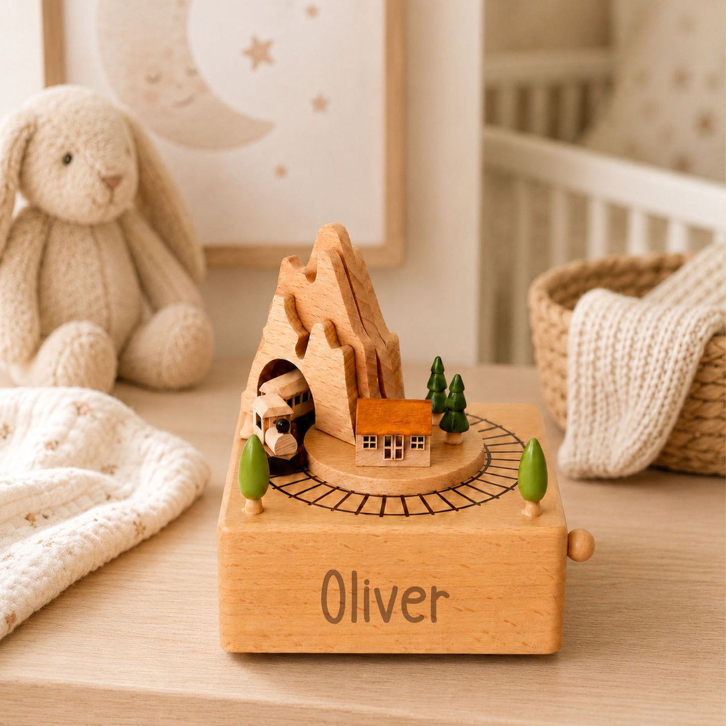Baby Keepsake Music Box | Train